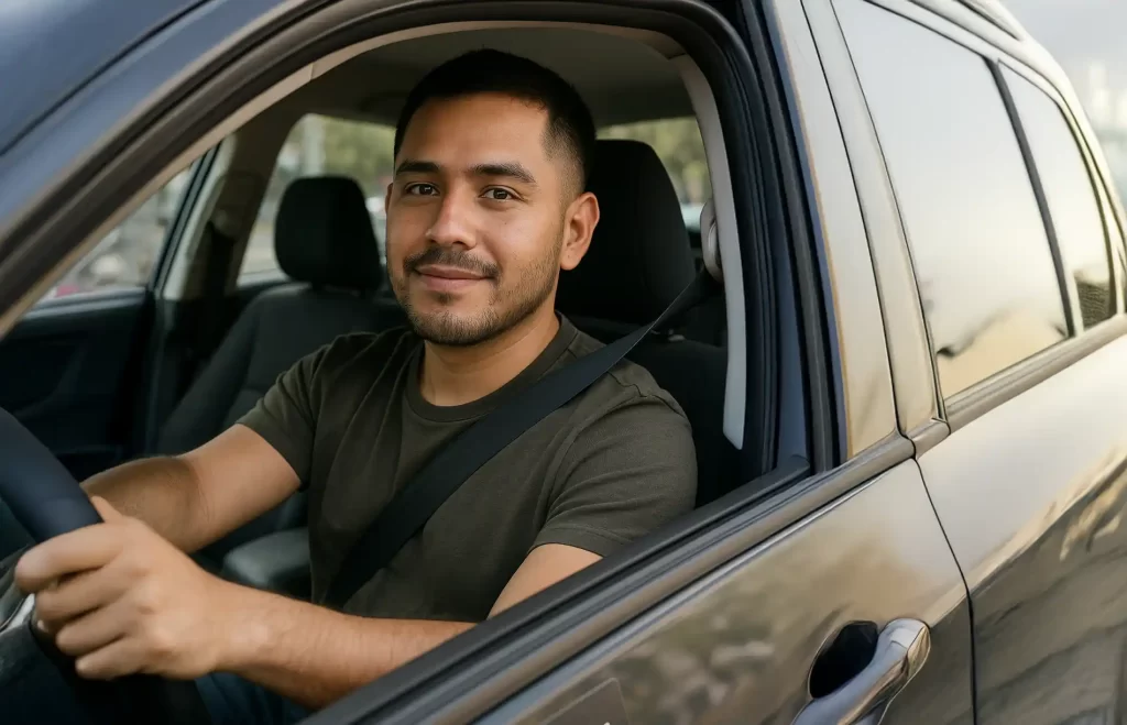 Condutor de uber y didi por temas del IMSS
