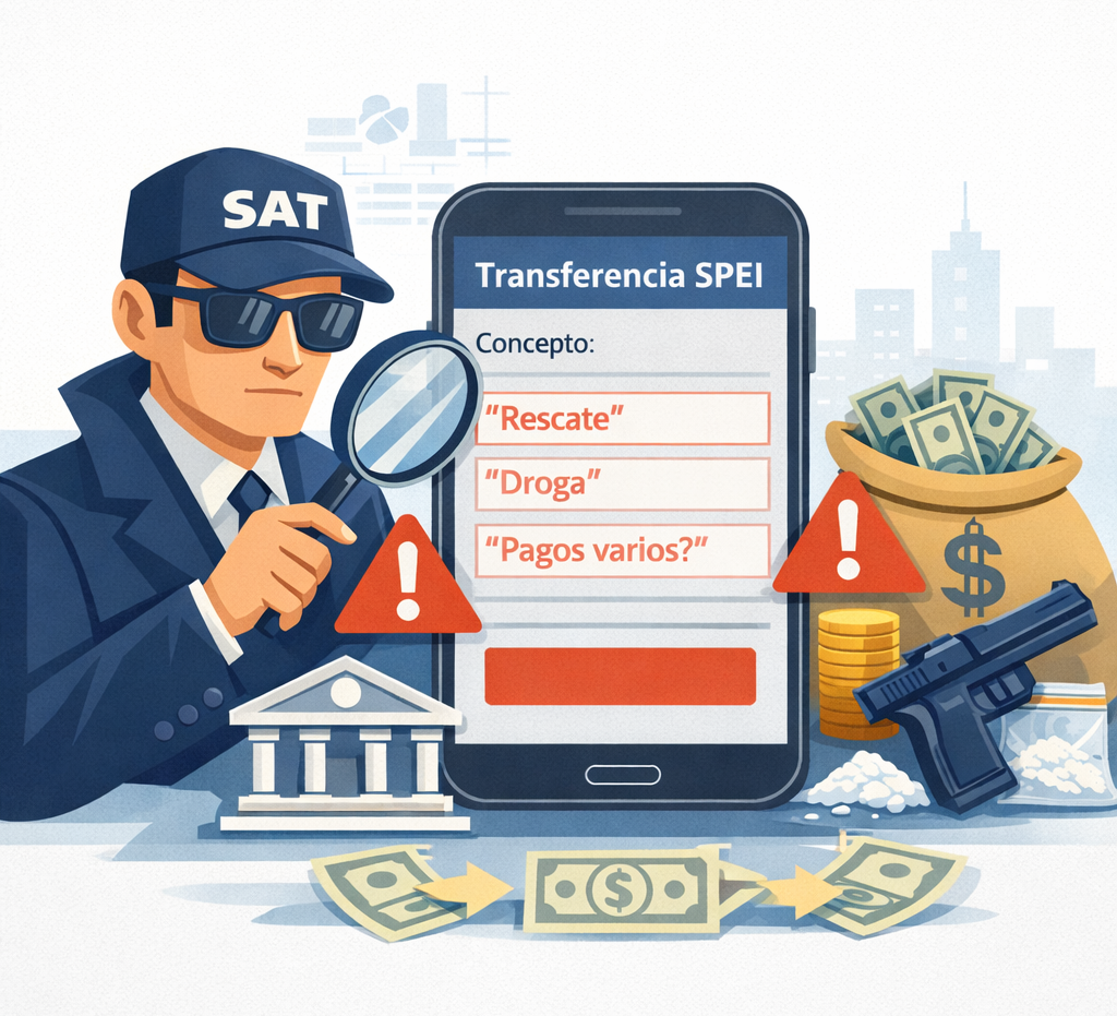 Conceptos de pago en transferencias SAT 2026